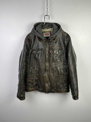 LEVI'S VINTAGE CLOTHING LVC Menlo Cossack Leather Jacket Brown Size M from  JPN