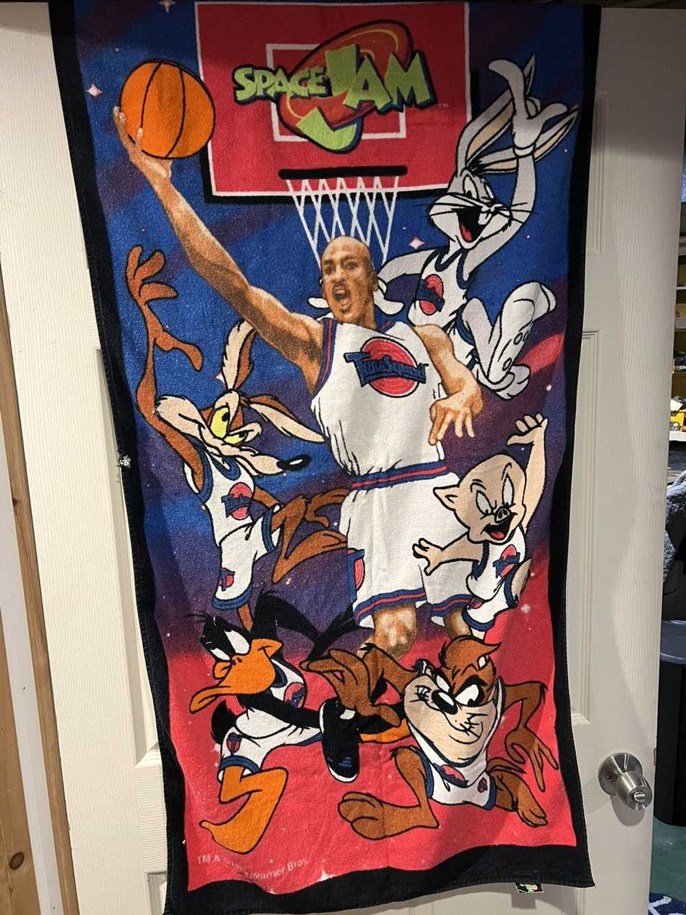 Warner Bros Space Jam 1996 Michael Jordan Towel - Gem