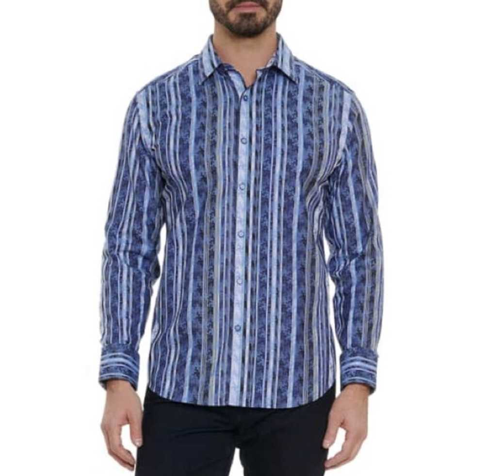 Robert Graham ROBERT GRAHAM Stripe Long-Sleeved F… - image 4