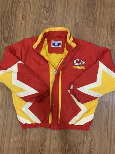 Vintage 1990s Kansas City KC Chiefs Full Zip Windbreaker Jacket - L