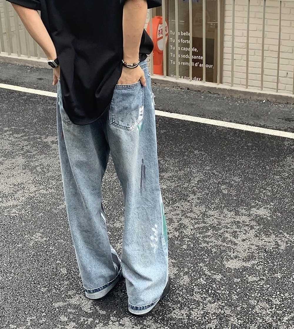 Streetwear × Vintage Retro punk pants - image 3