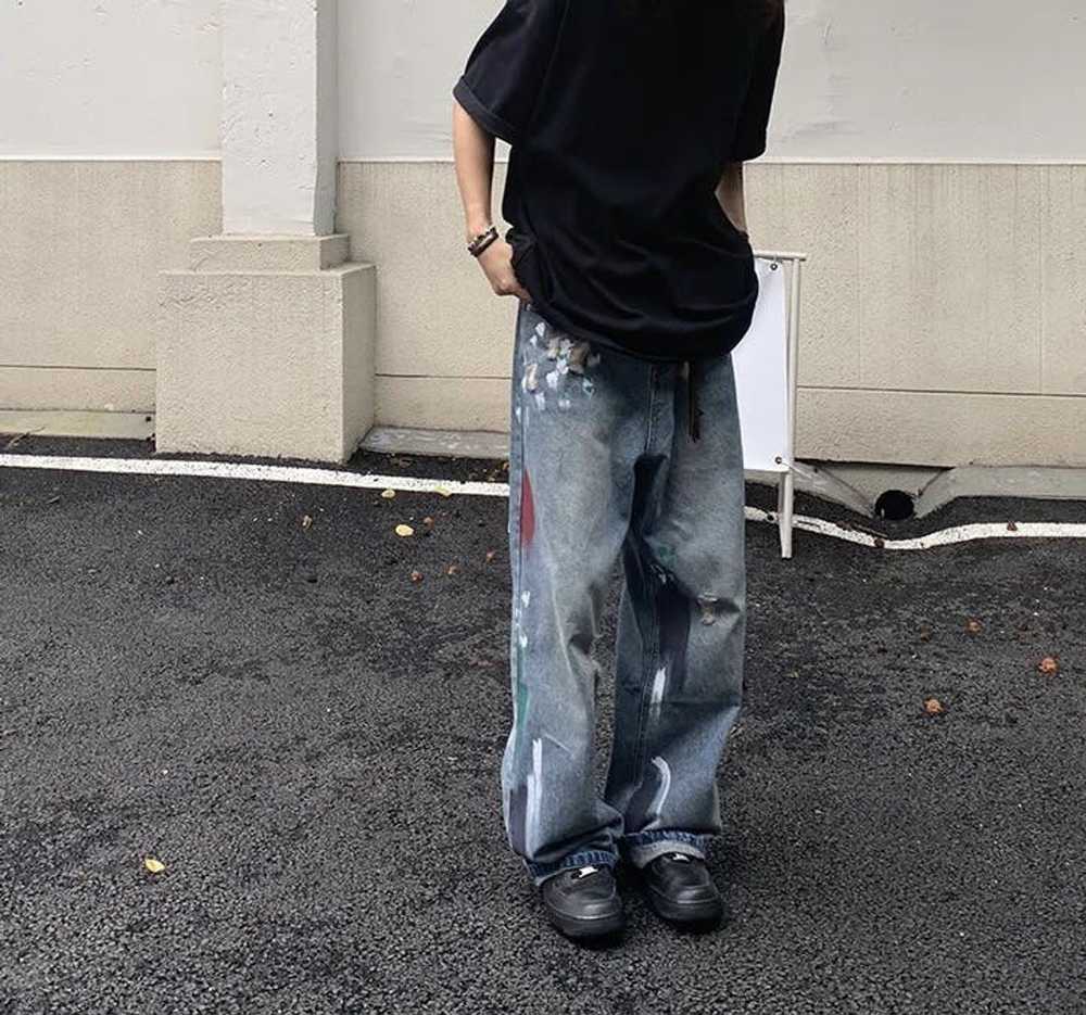 Streetwear × Vintage Retro punk pants - image 4