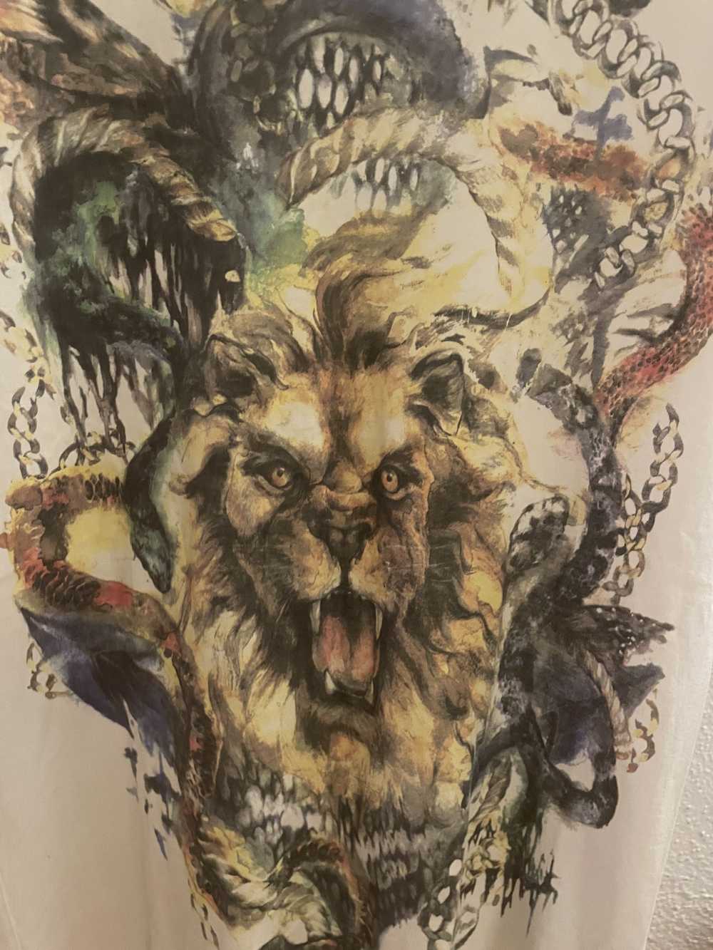 balmain lion t shirt