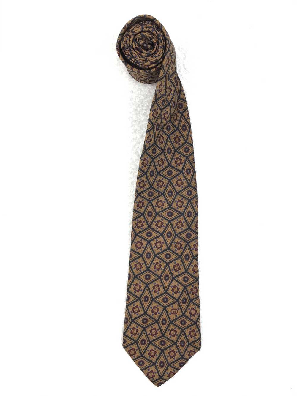 Gucci × Luxury × Vintage Vintage Gucci Neck tie P… - image 2