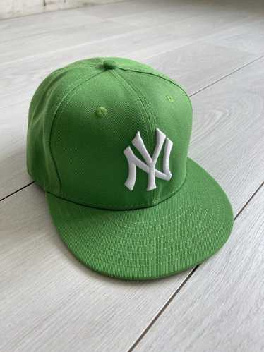 New Era 59Fifty Men Women Cap New York Yankees Kelly Green Pinstripe Fitted  Hat