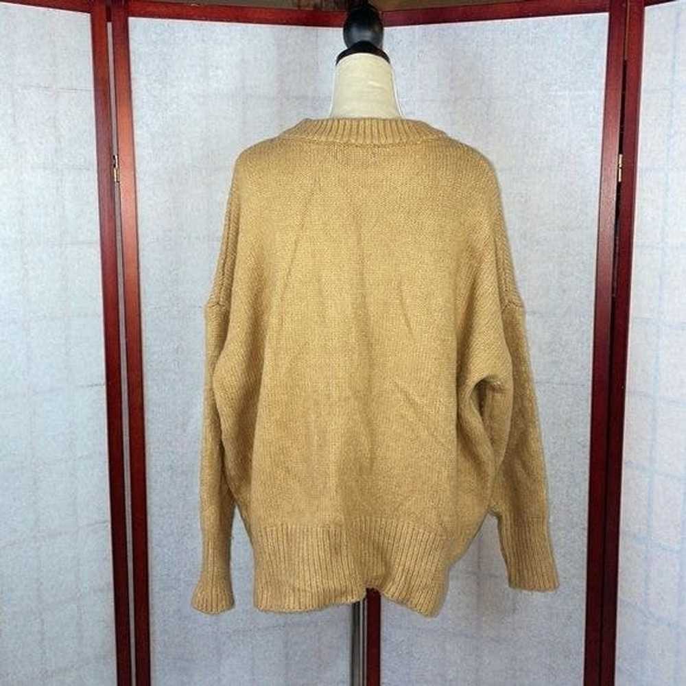 Zara Zara Knit Very Oversized Crewneck Sweater - image 12