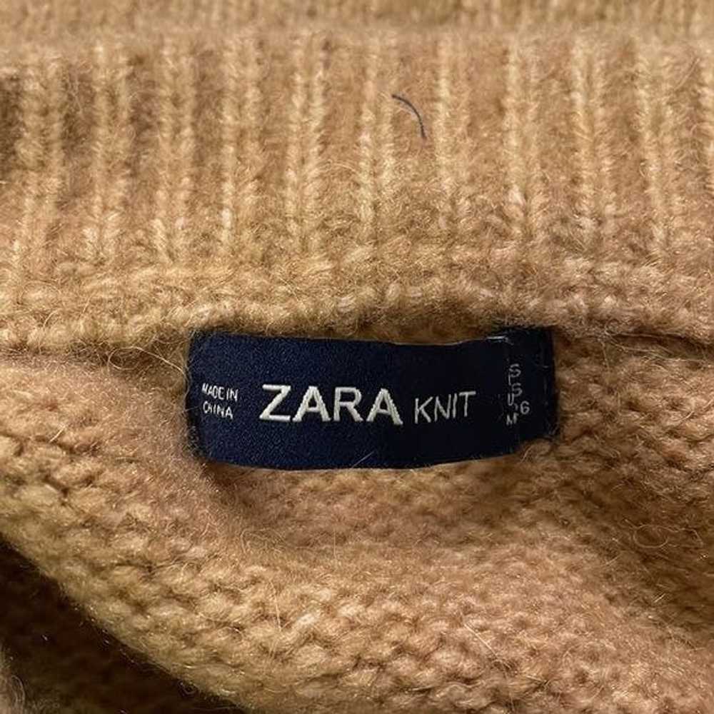 Zara Zara Knit Very Oversized Crewneck Sweater - image 5