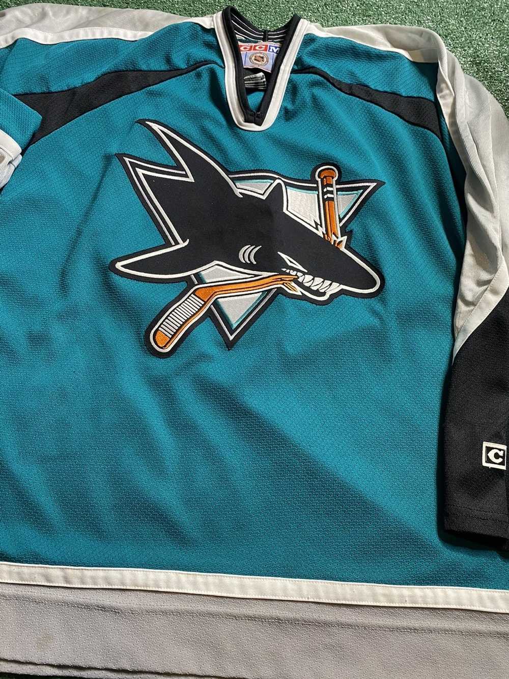 Ccm × Hockey San Jose Sharks CCM Hockey Jersey XX… - image 1