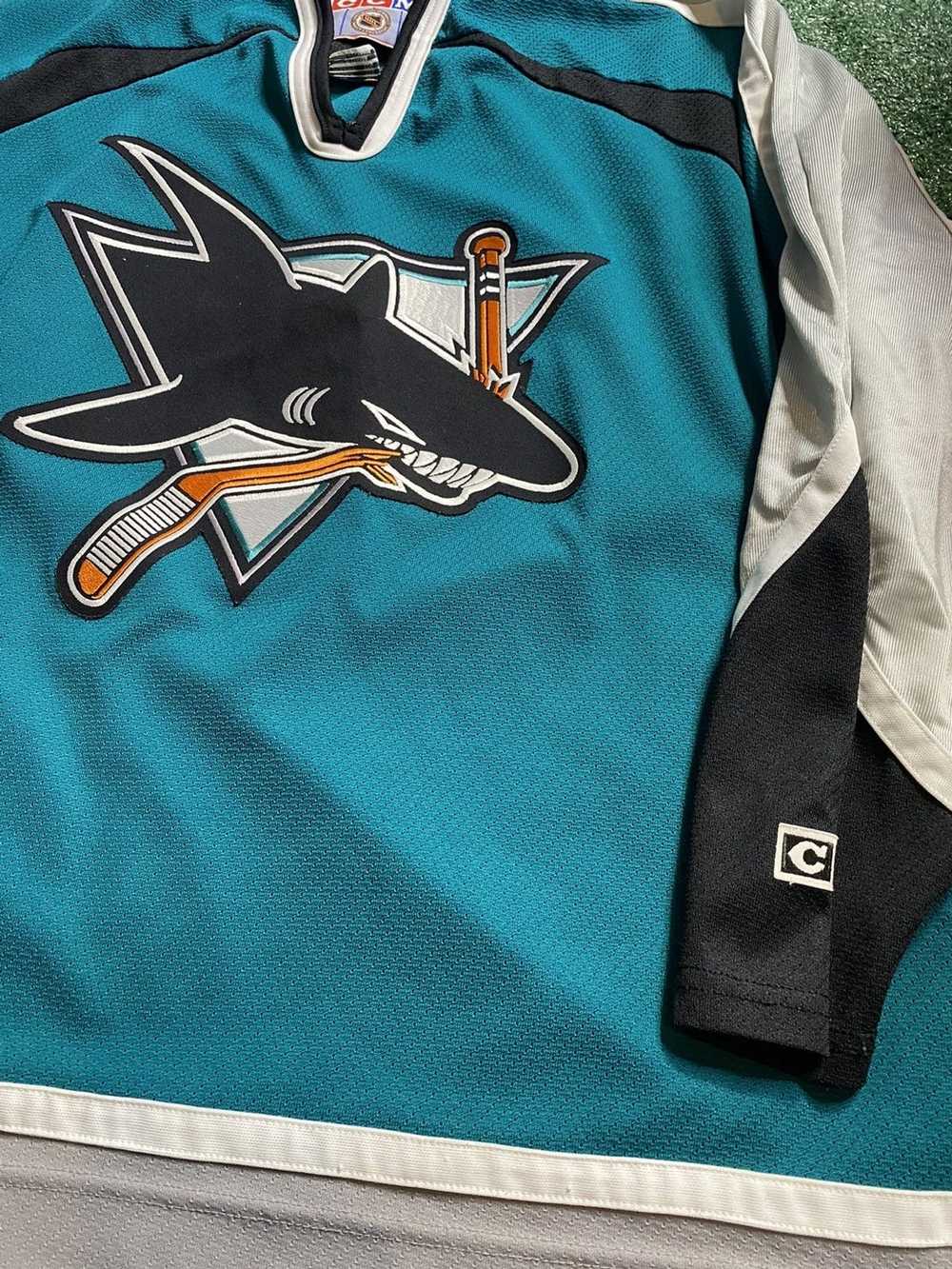 Ccm × Hockey San Jose Sharks CCM Hockey Jersey XX… - image 2