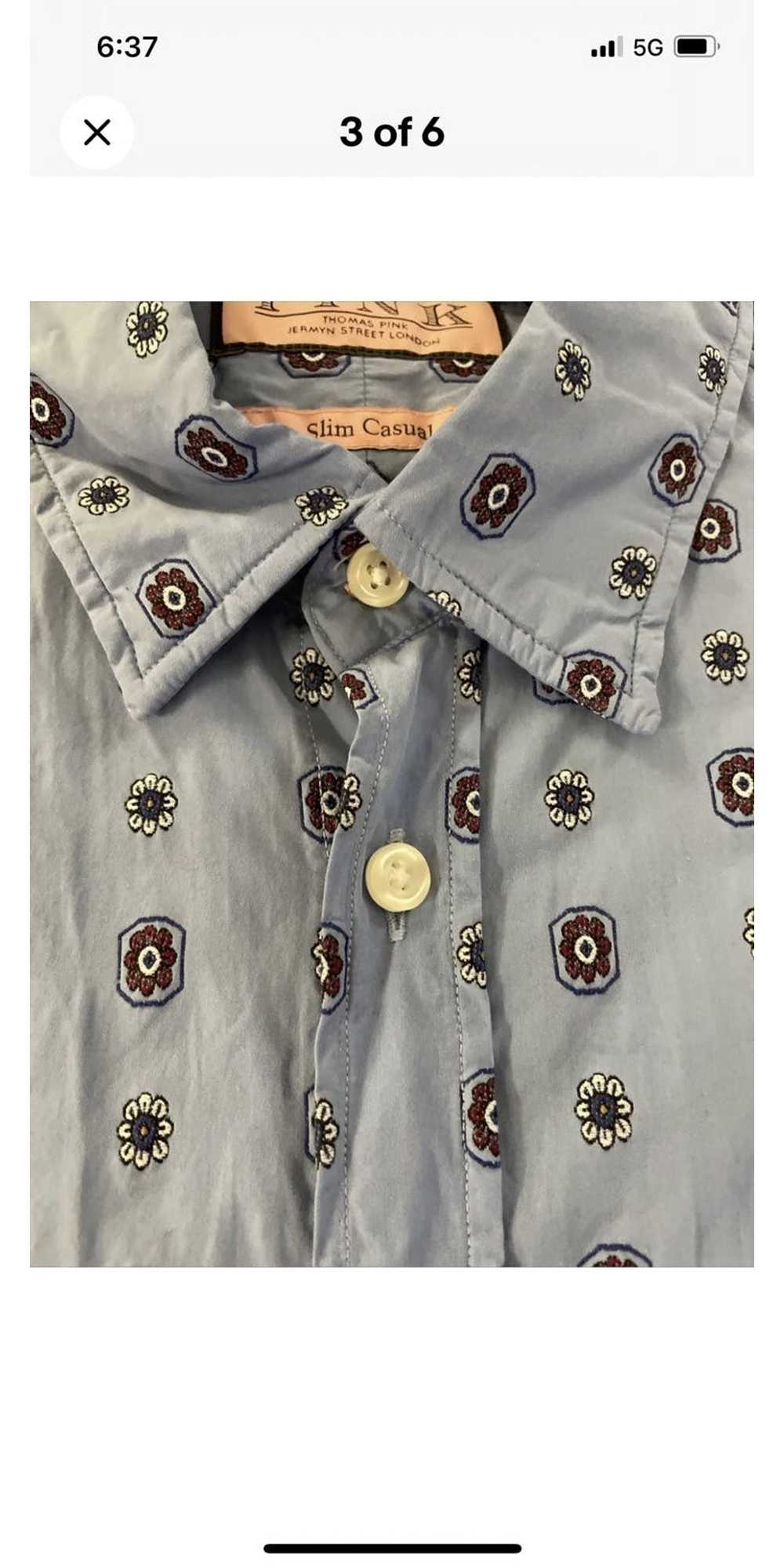 Thomas Pink Spaced Medallions Shirt - image 3