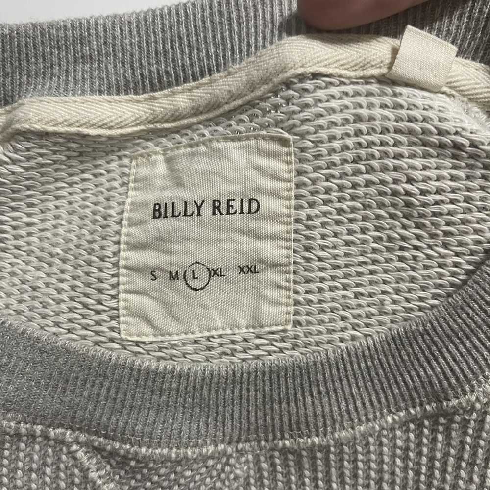 Billy Reid Mens Billy Reid Waffle Knit Gray Long … - image 6