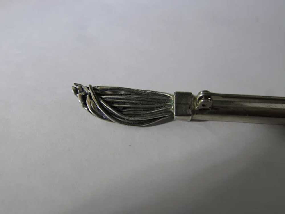Sterling Silver Paint Brush Pin - image 7