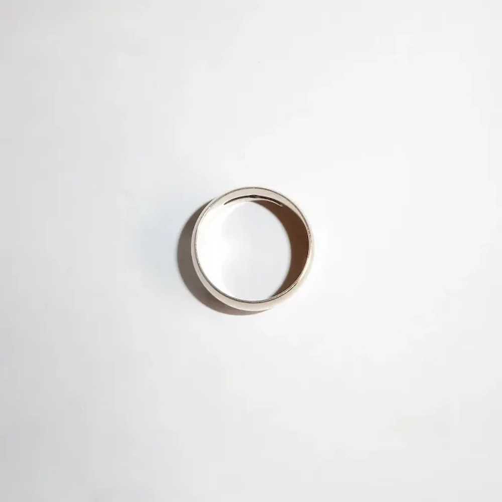 Antique 12k Wide Rose Gold Band Ring - image 9