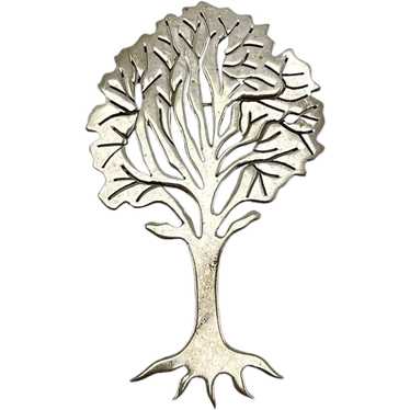 Mexico Taxco Tree Pin Sterling