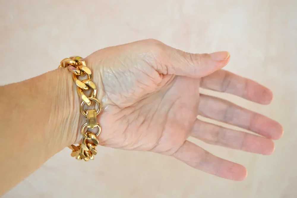 Chunky Curb Link Bracelet - image 4