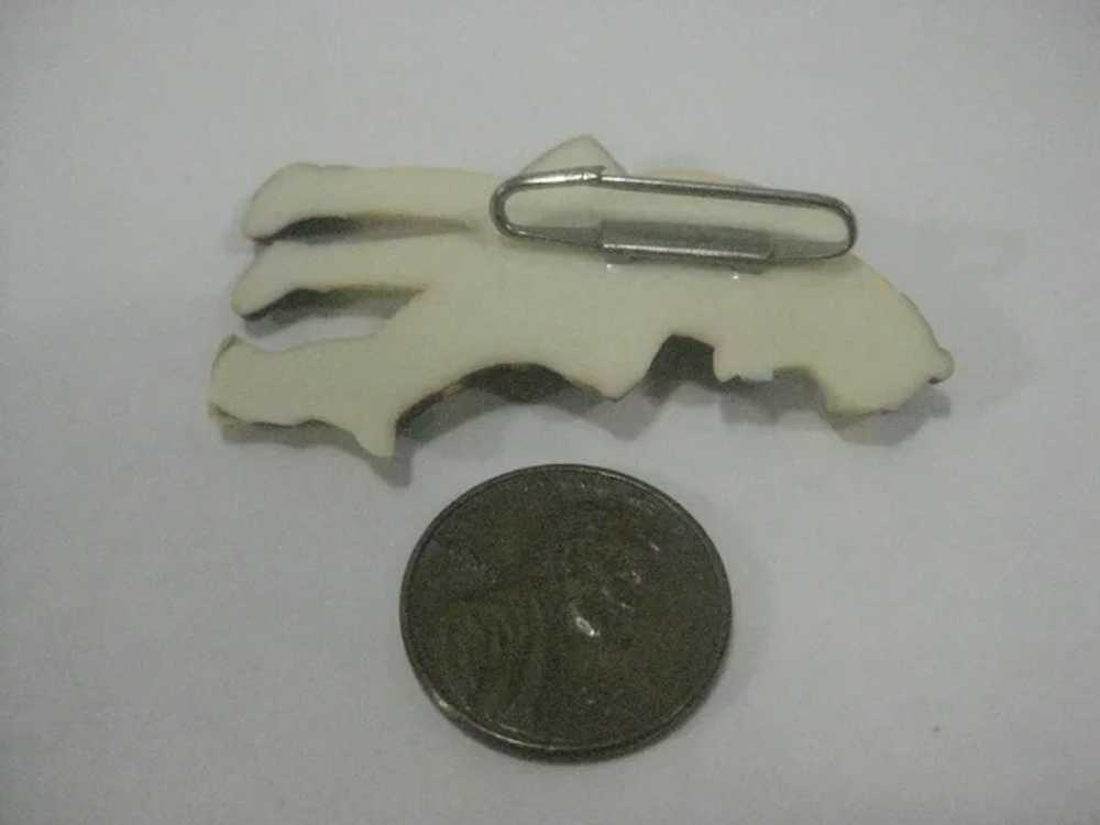 Girl scout brownies dog puppy plastic pin brooch - image 5