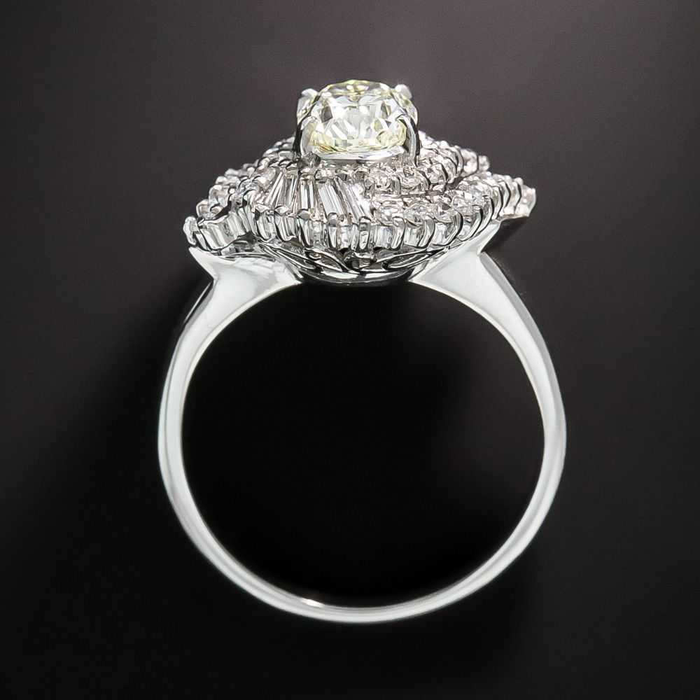Estate 1.21 Carat Oval-Cut Diamond Ring - GIA - image 3