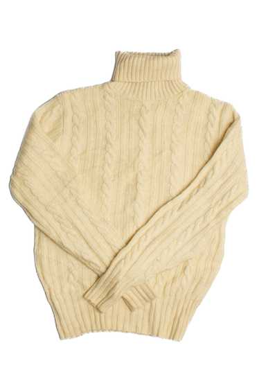 Vintage Robert Bruce Turtleneck Fisherman Sweater 