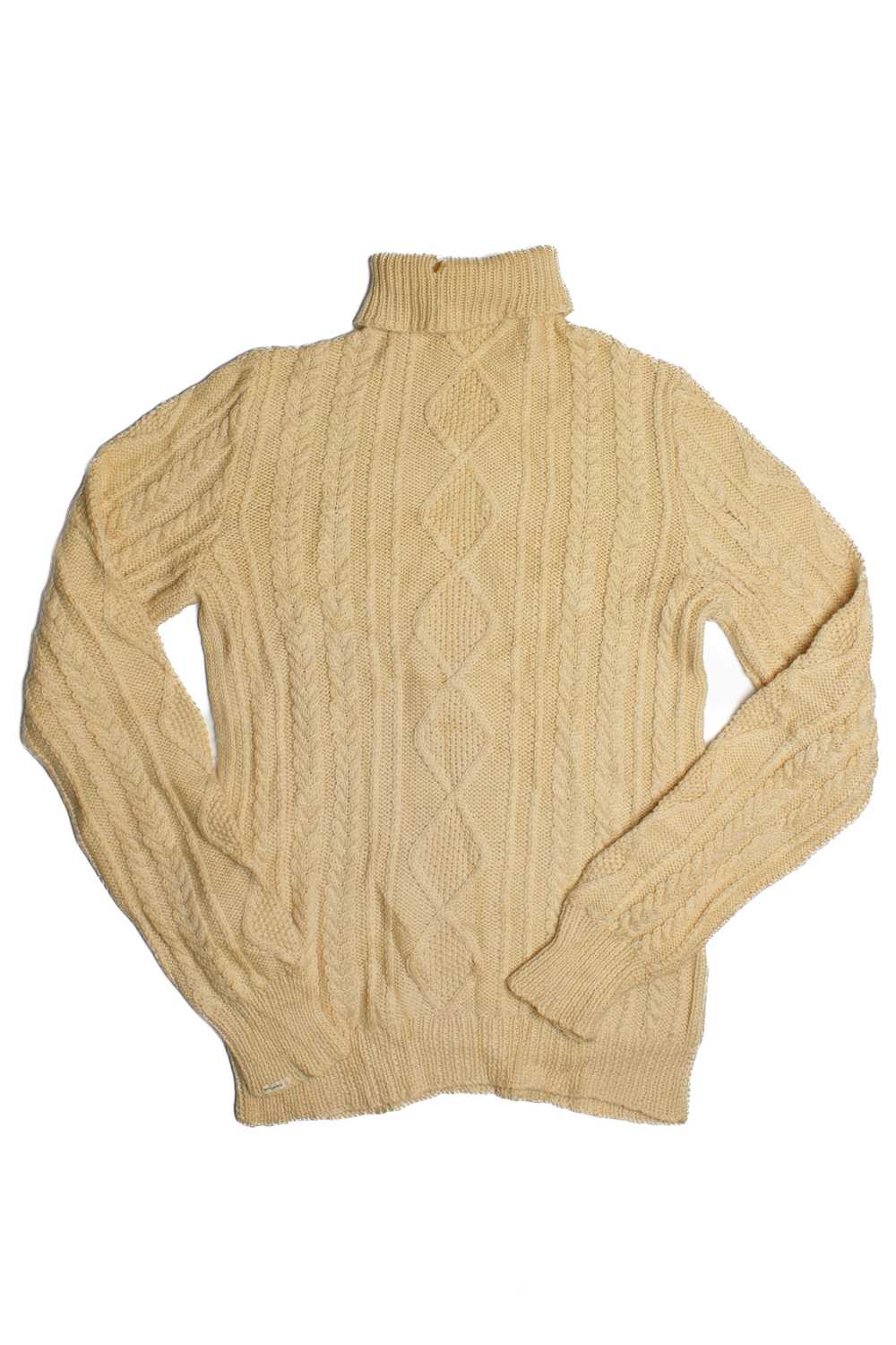 Vintage Turtleneck Fisherman Sweater 1020 - image 1