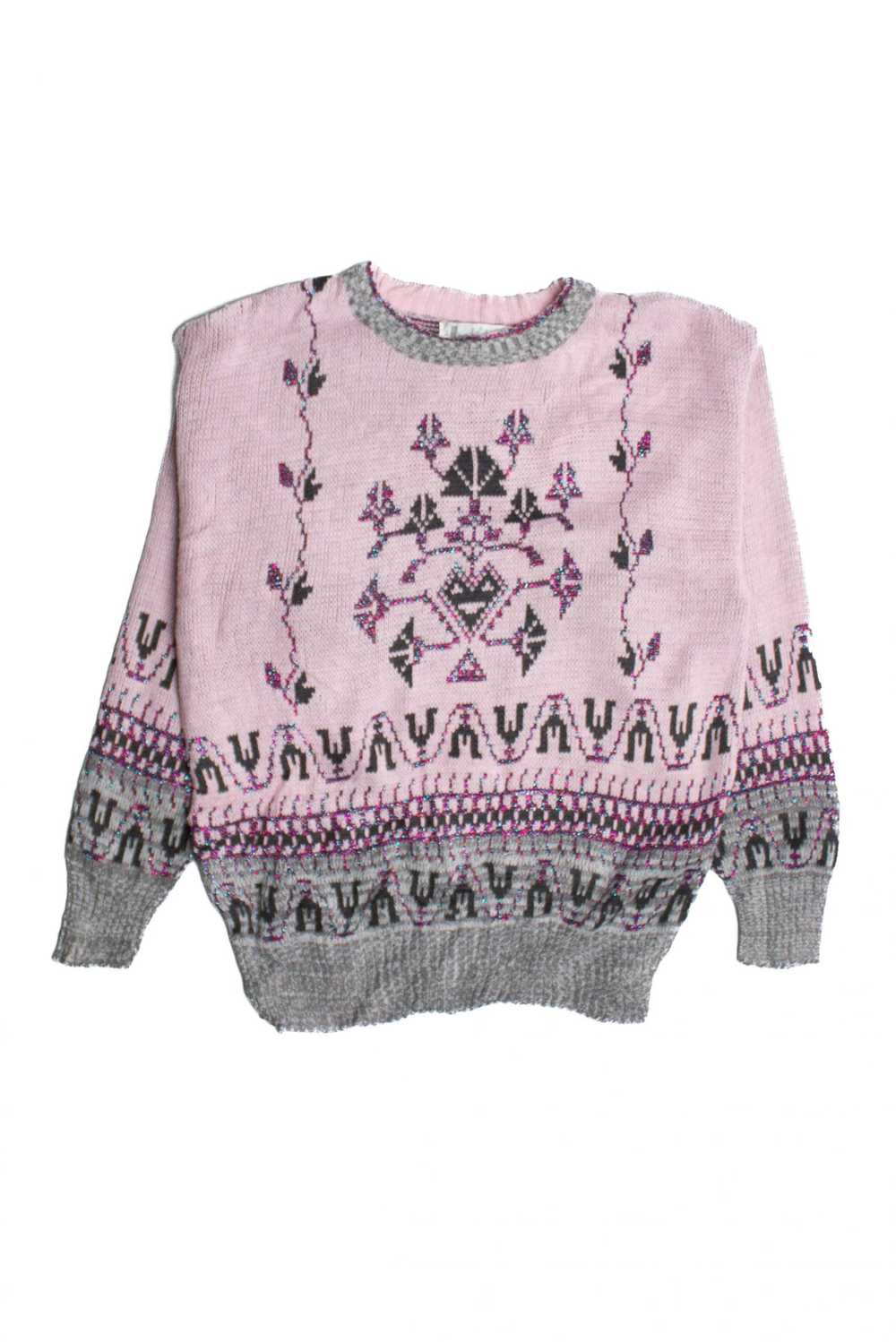 Vintage Barbara Sue Fair Isle Sweater (1980s) - image 2