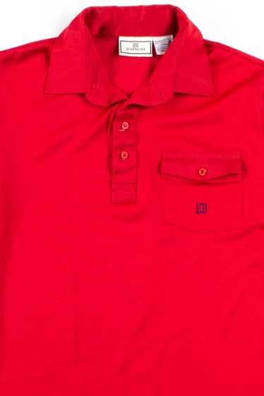 Red Givenchy Polo Shirt