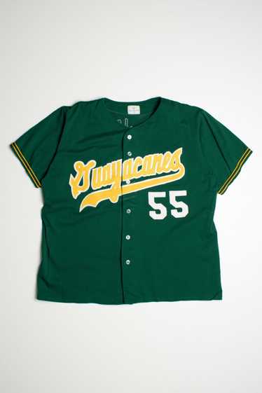 Vintage Green Athletic Jersey - image 1