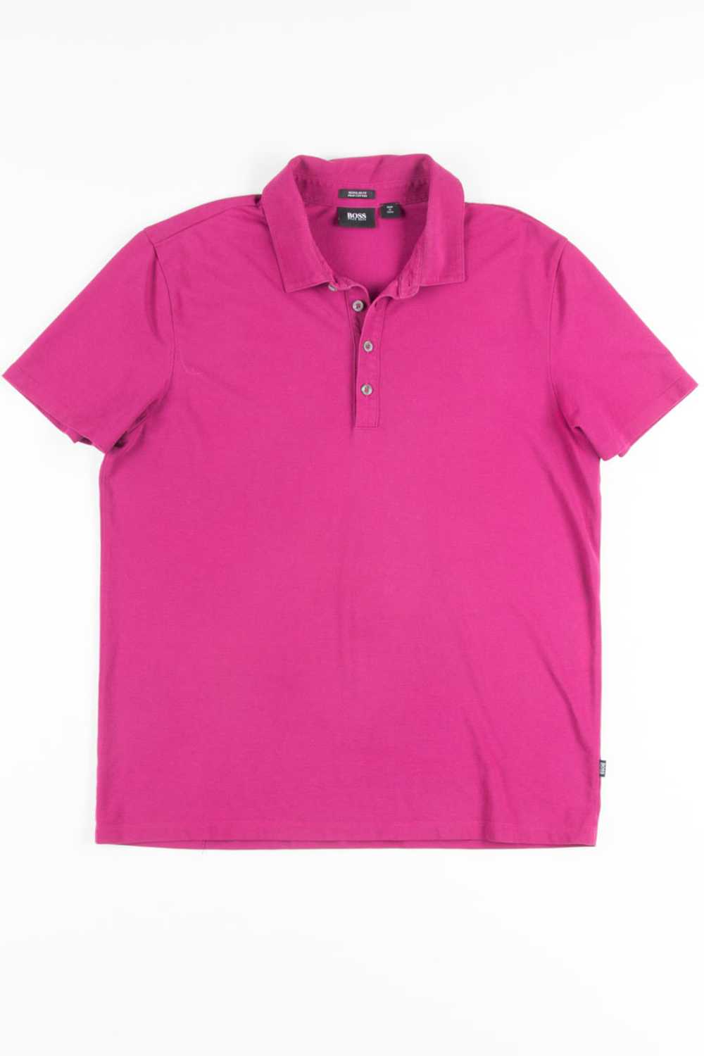 Magenta Hugo Boss Polo Shirt - Gem