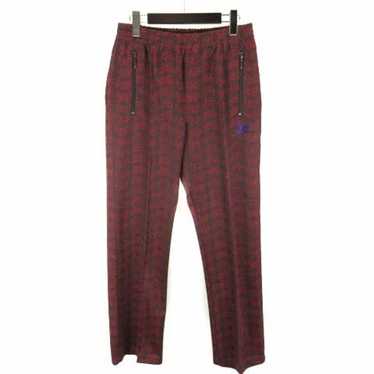 Needles Sweatpants Red Butterfly Pattern Jacquard… - image 1