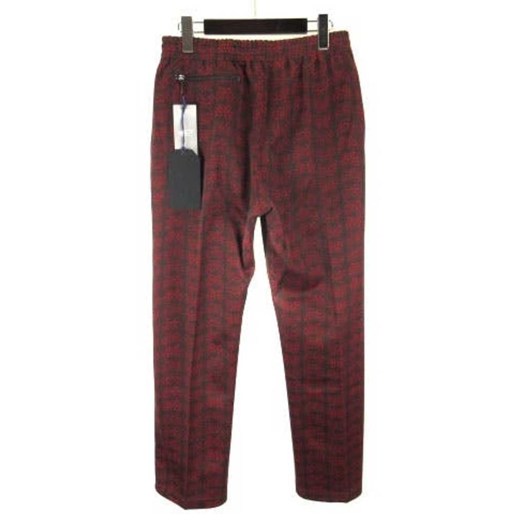 Needles Sweatpants Red Butterfly Pattern Jacquard… - image 2