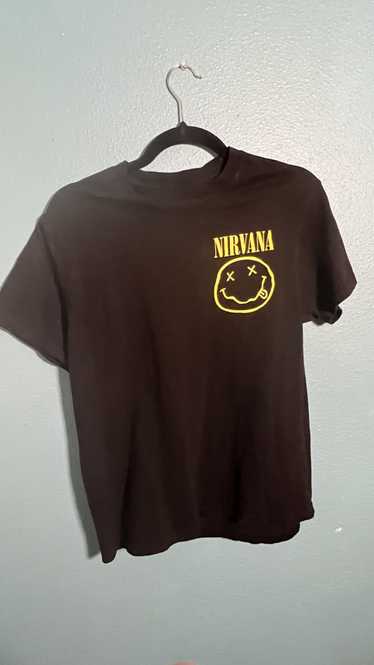 Nirvana × Streetwear × Vintage Black Nirvana tee