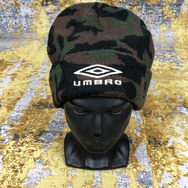 90s y2k knit cap beanie England UMBRO 赤 - メルカリ
