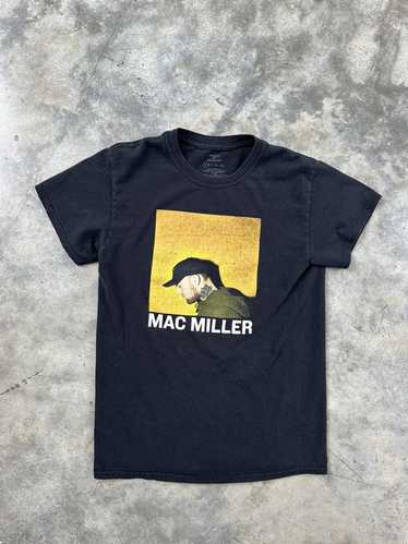 Mac Miller Mac Miller Black Photo Portrait Tee Sz.
