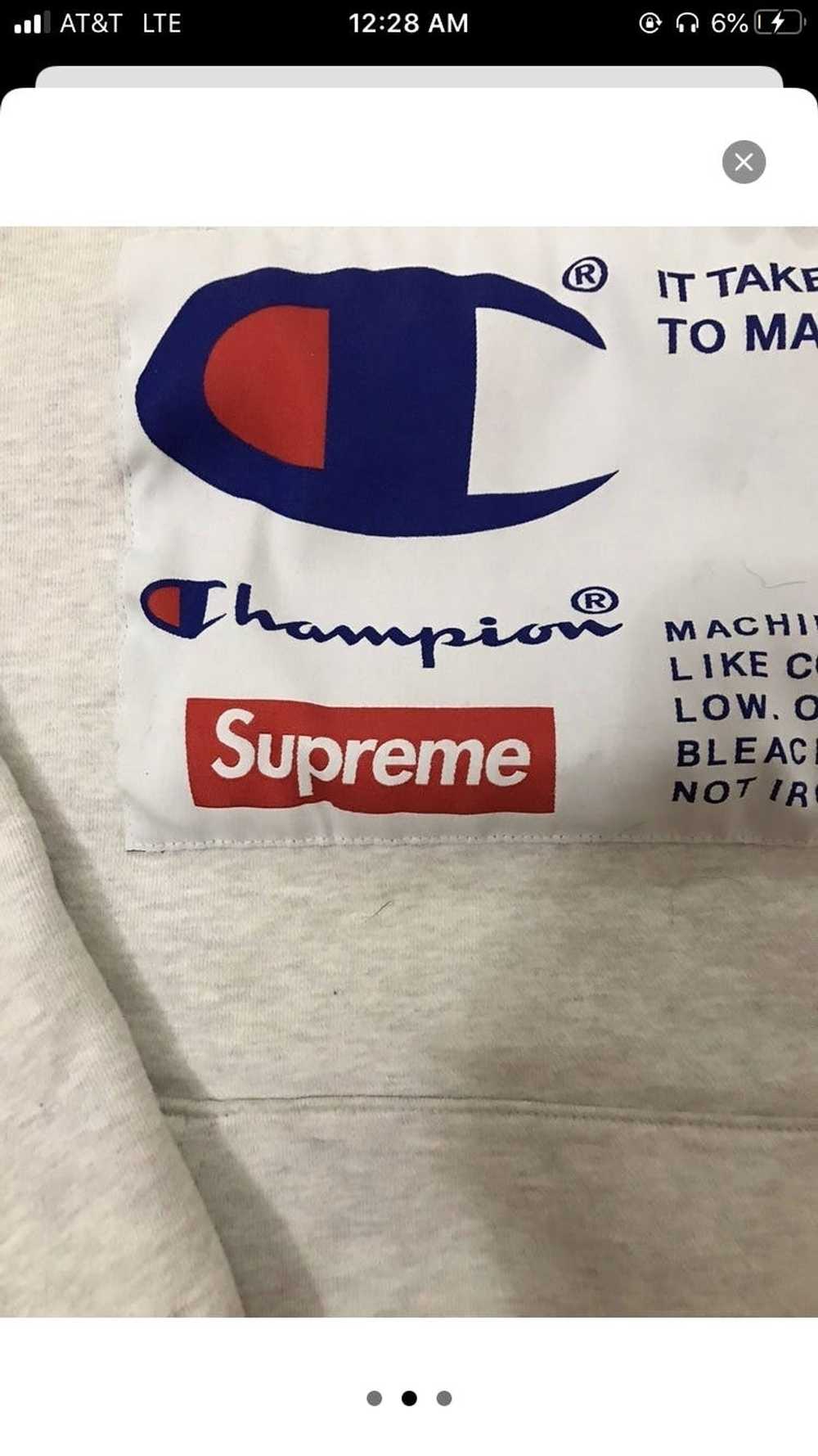 Champion × Supreme Supreme Champion hoodie almost… - image 2