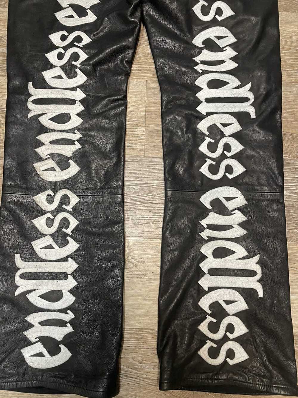 Vlone Endless Leather Pants - image 2