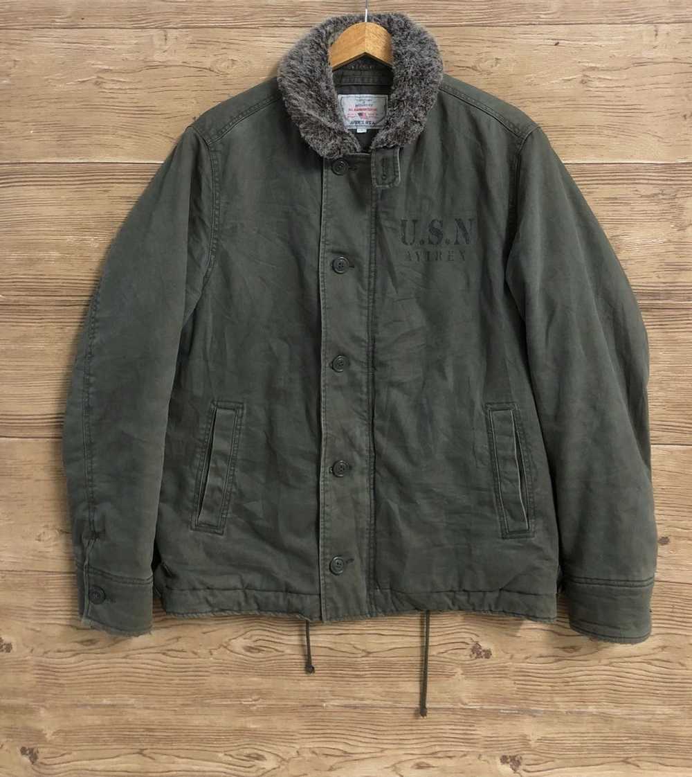 Avirex × Us Air Force × Vintage Vintage USN Jacke… - image 1