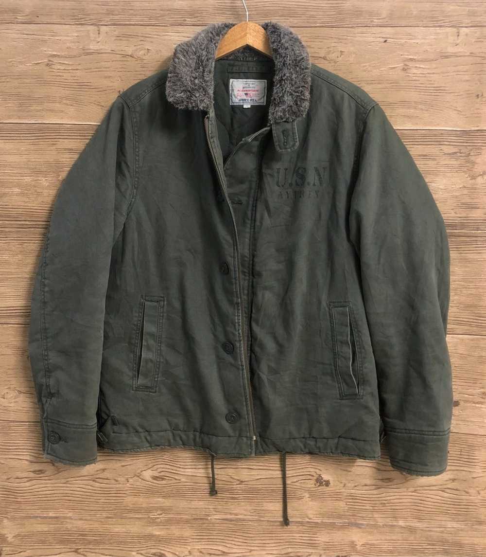 Avirex × Us Air Force × Vintage Vintage USN Jacke… - image 3