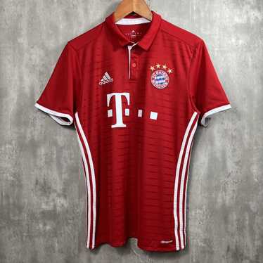 Adidas Bayern Munich FC Pre-Match Training Shirt 21/22 Red Blue XL Jersey  GR0652