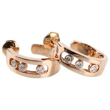 Messika Move Joaillerie pink gold earrings