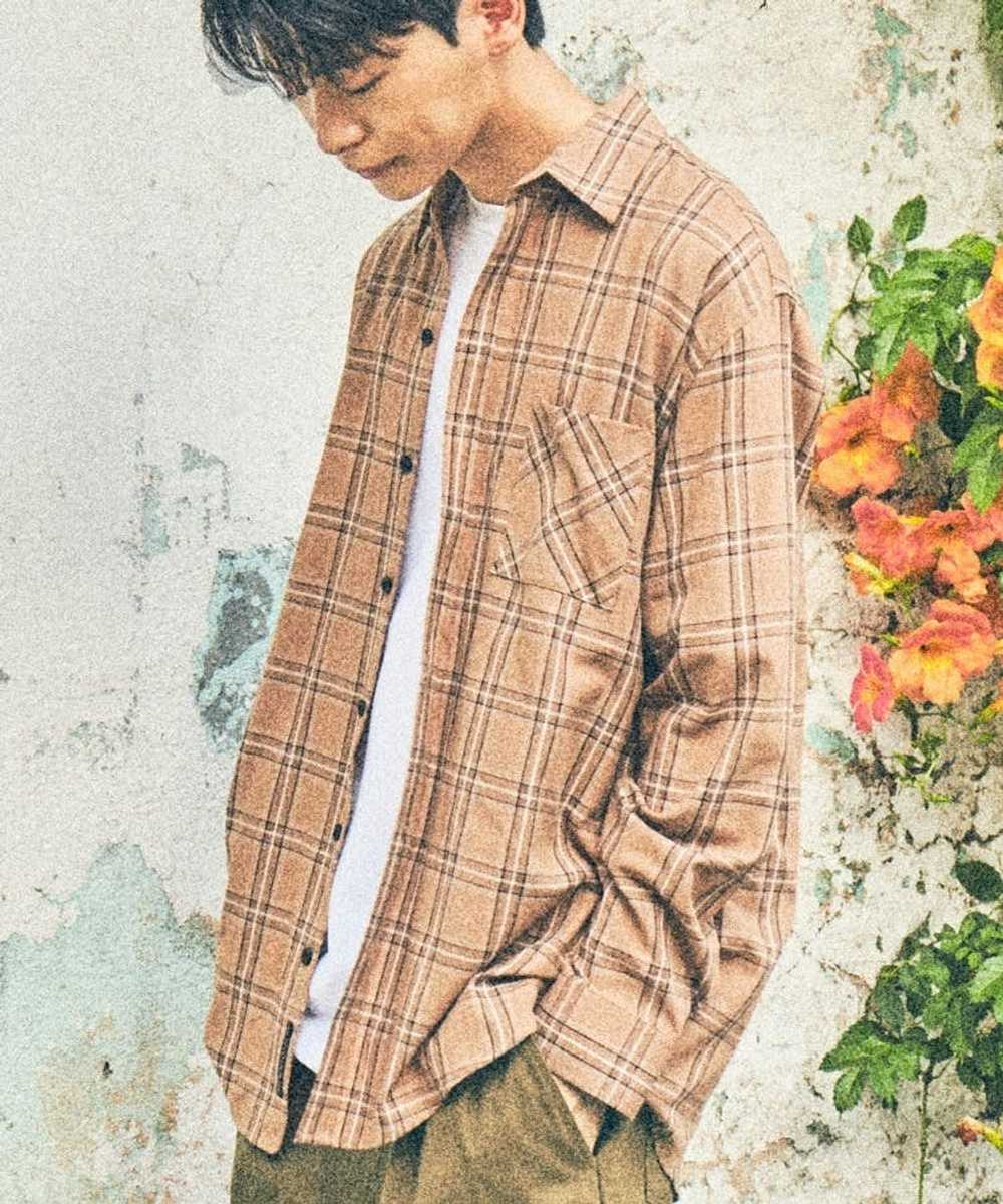 Japanese Brand Brown Flannel - image 1