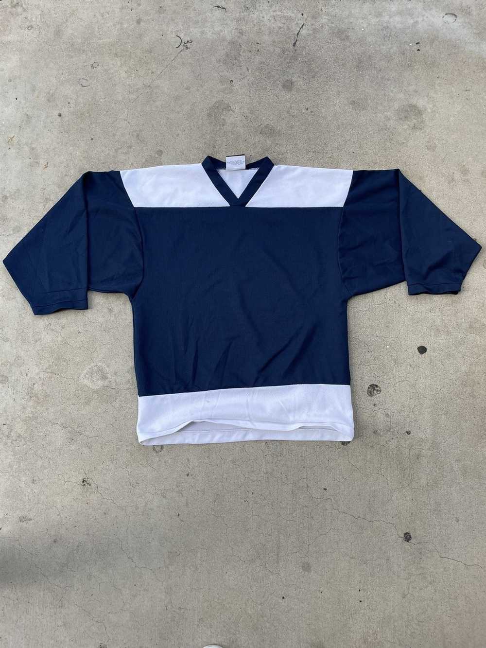 Vintage Vintage Blue and White Jersey - image 1