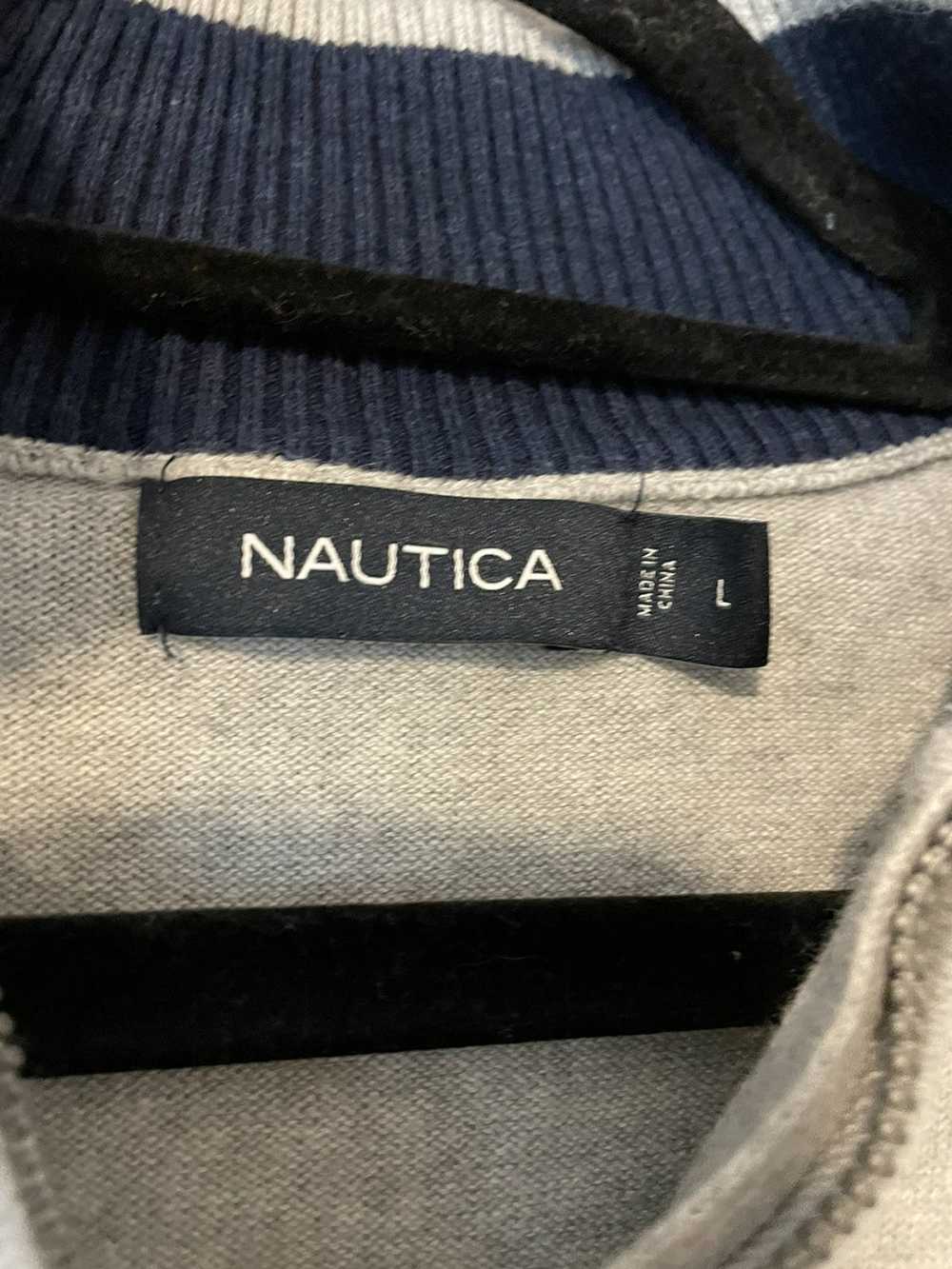 Nautica × Streetwear × Vintage Vintage Grey Knitt… - image 5
