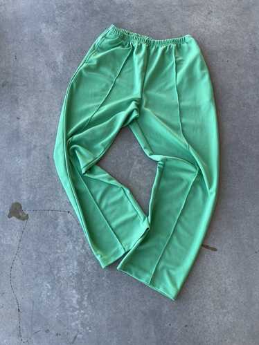 Vintage 1980s slime green polyester pants