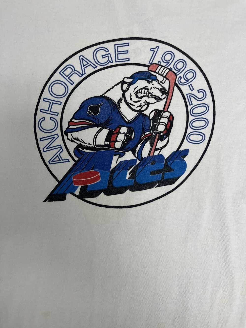 Vintage Anchorage Aces 1999-2000 Vintage T_Shirt - image 2