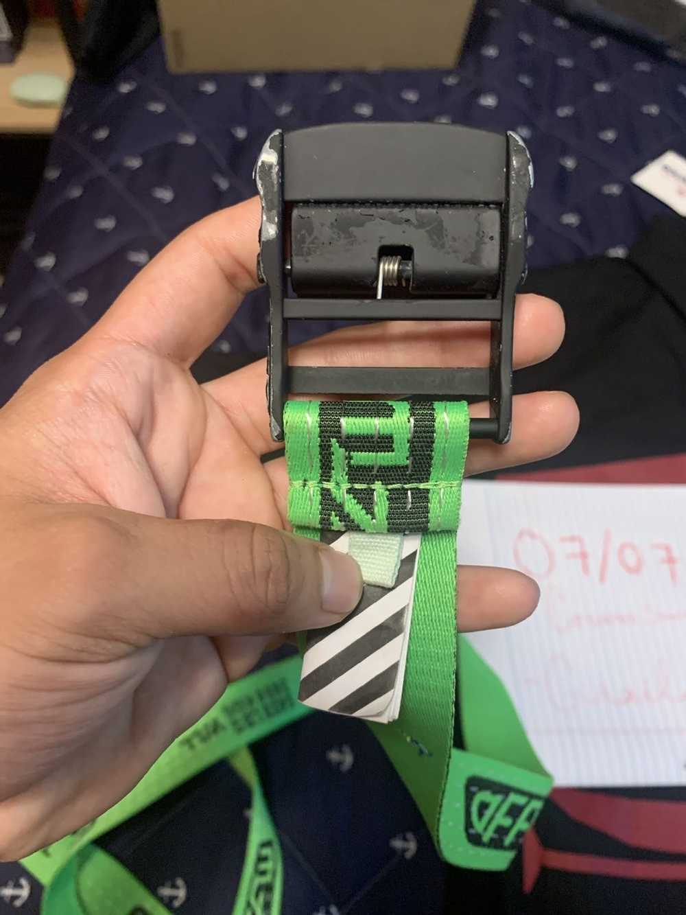 Off-White Green Off-White Industrial Belt - image 3