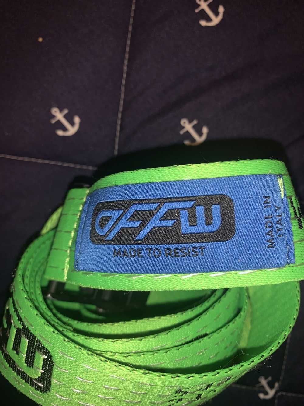 Off-White Green Off-White Industrial Belt - image 4