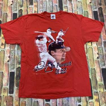 VTG 90s Mark McGuire St. Louis Cardinals T-shirt Joy Athletic Red  Men's Size L