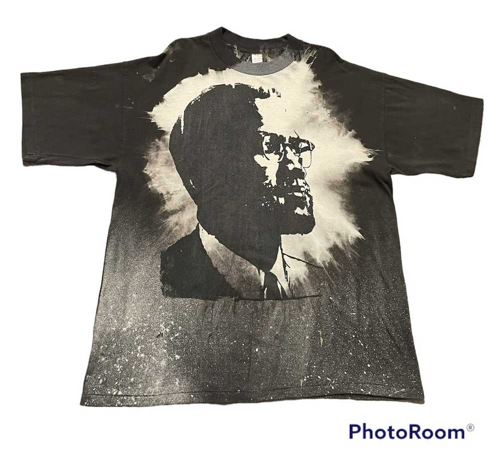 Band Tees × Rap Tees × Vintage Vintage Malcolm X … - image 1