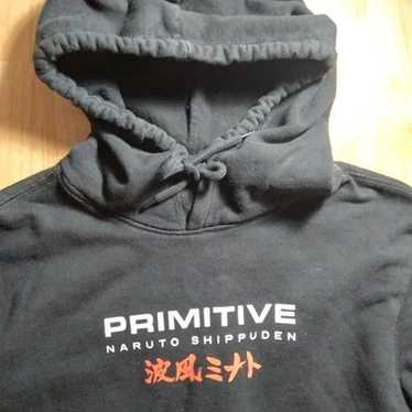 Primitive x Naruto Shippuden II Itachi Black Windbreaker Jacket