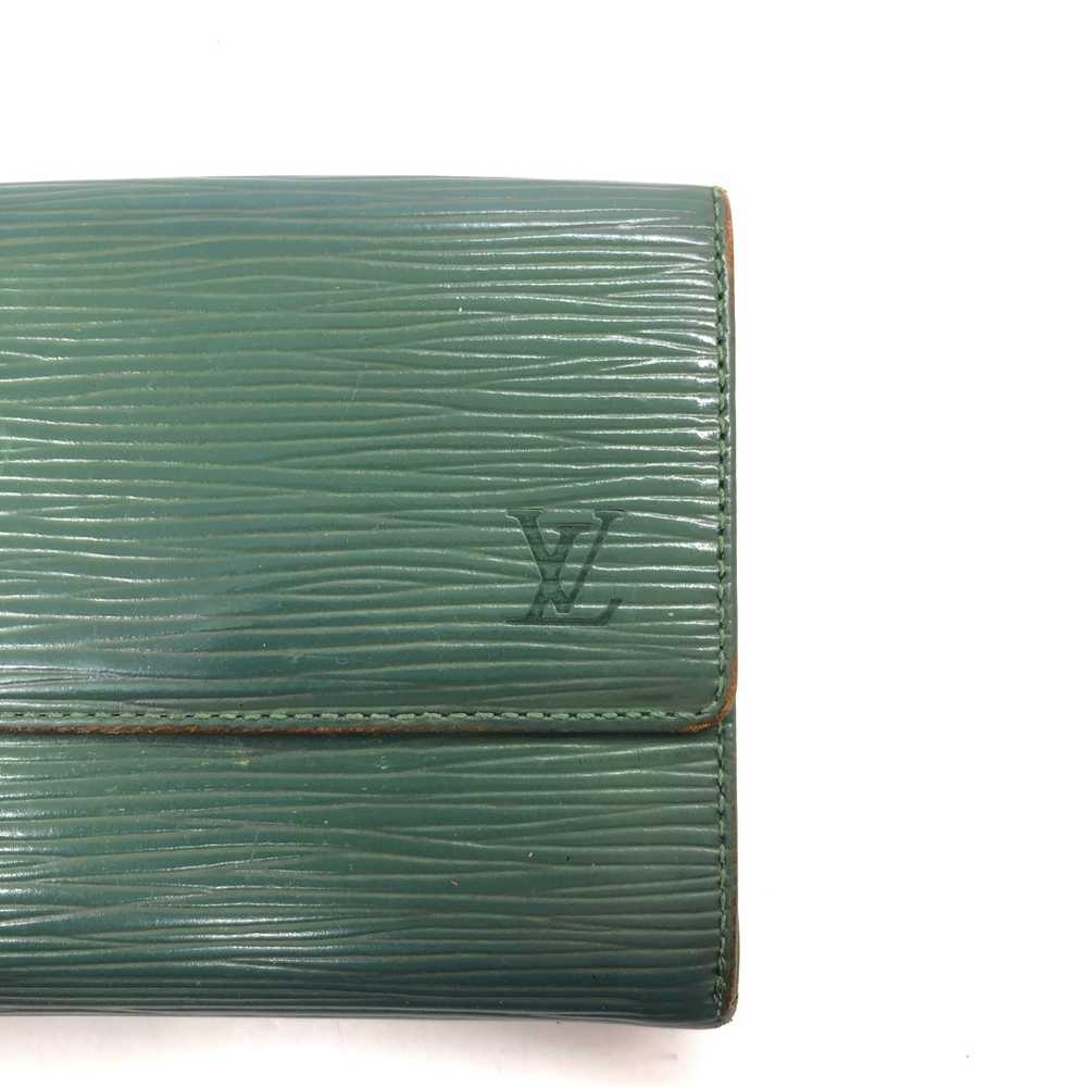 Louis Vuitton Women's Green Epi Leather Trifold W… - image 2