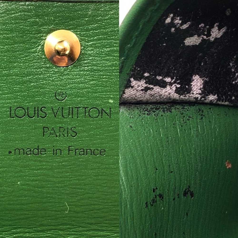 Louis Vuitton Women's Green Epi Leather Trifold W… - image 8